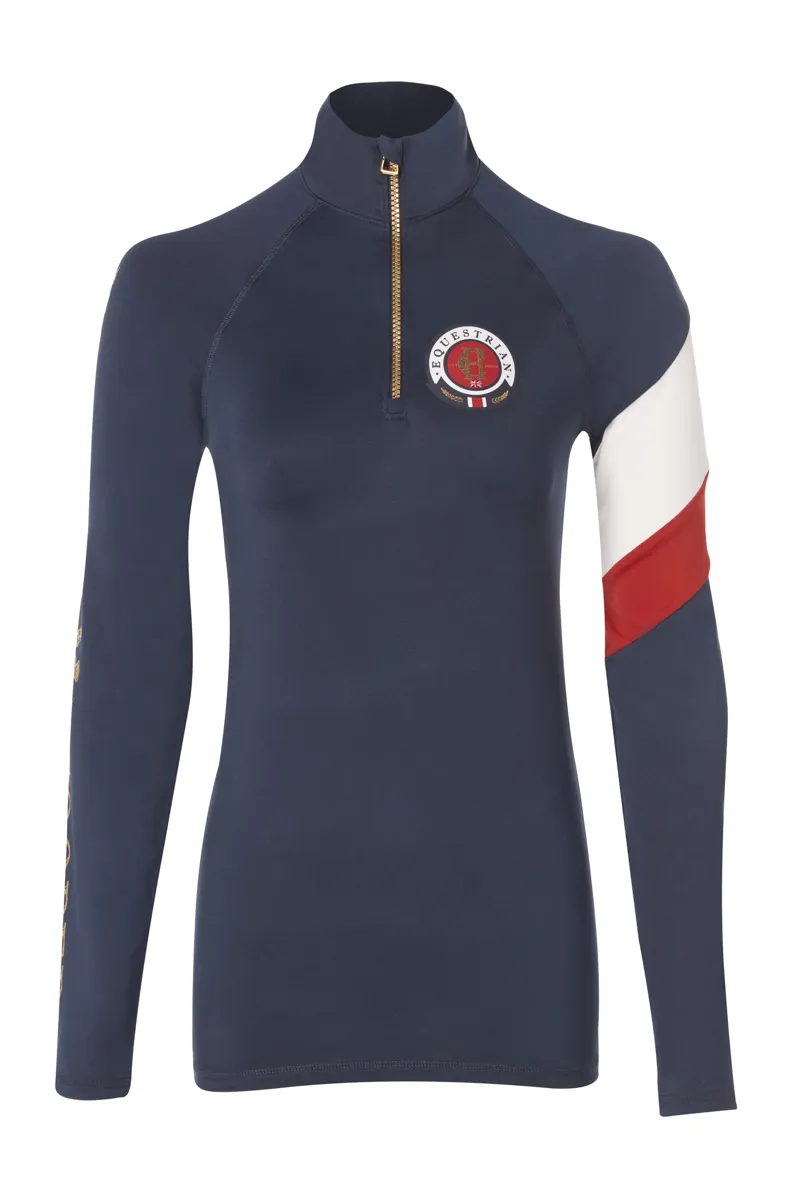 Holland Cooper Equestrian Heritage Base Layer- Ink Navy